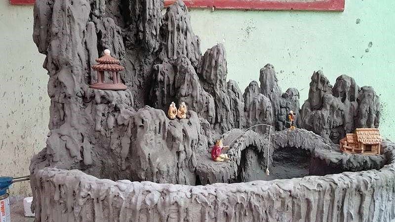 Những Lưu Ý Và Cách Làm Hòn Non Bộ Bằng Xi Măng Đơn Giản Mà Đẹp 